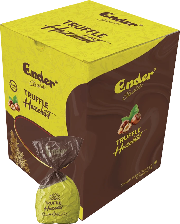 Truffle — بالبندق · ترافل شوكولاتة بحشوة كريمية