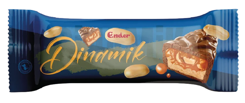 Ender Dinamik 25 g — Milk-chocolate coated peanut and caramel nougat bar