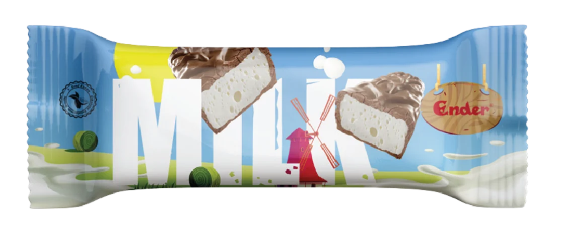Ender Milk 30 g — Barre de nougat, enrobage chocolat au lait