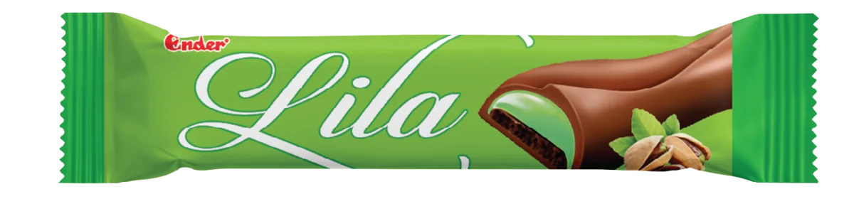Ender Lila بالفستق 32 غ — لوح بحشوة كريمية بنكهات متنوعة