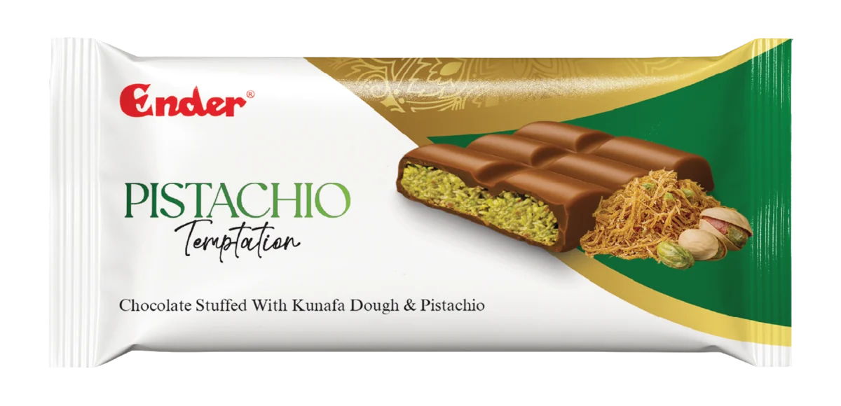 Ender Pistachio Temptation 51 г — Молочный шоколад с кремовой начинкой