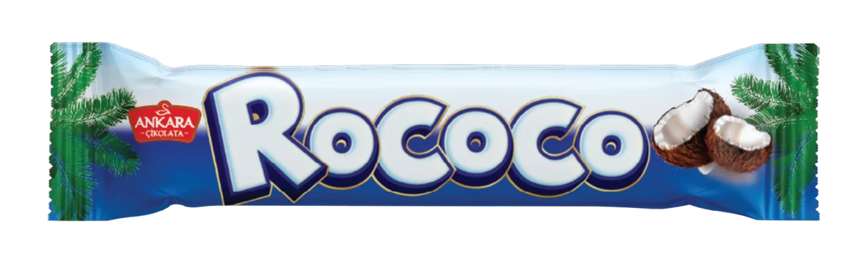 Ender Rococo 25 غ — لوح بجوز الهند مغطى بشوكولاتة مركّبة