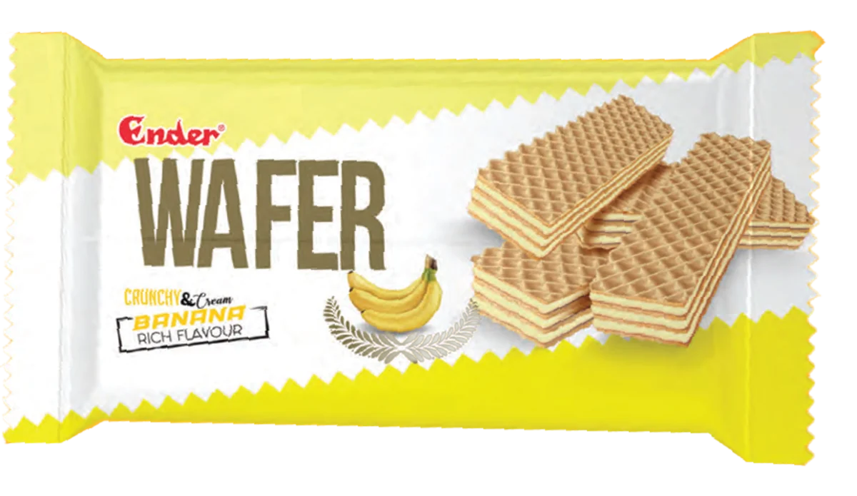 Ender Wafer Plátano 55 g — Oblea rellena de crema